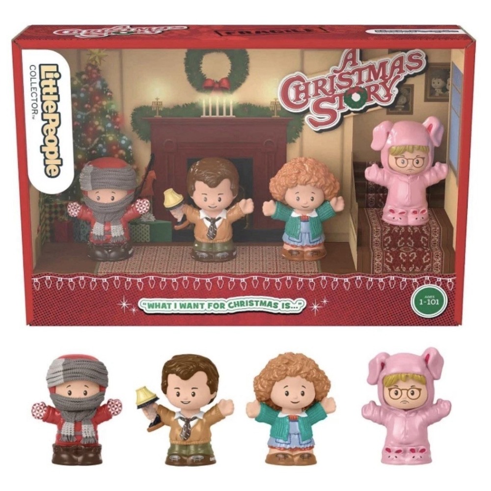 Little People Collector A Christmas Story   Figure Set - Ralphie - Leg Lamp